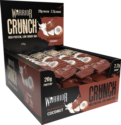Warrior Crunch - Barres Protéinées Warrior - 12x64g