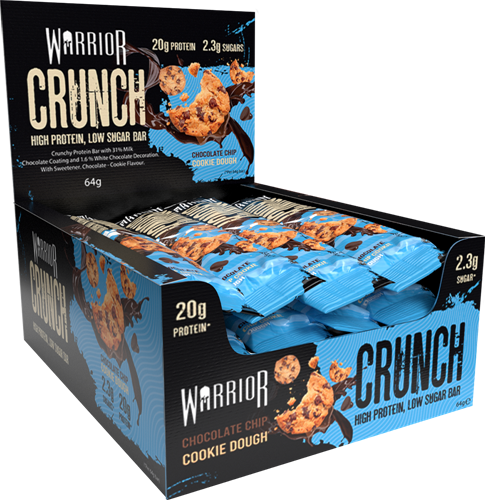 Warrior Crunch - Barres Protéinées Warrior - 12x64g