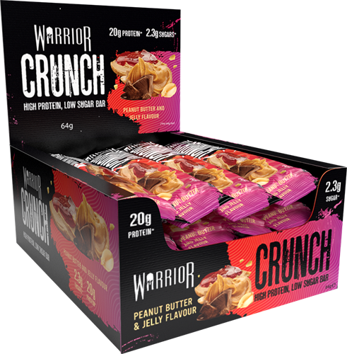 Warrior Crunch - Barres Protéinées Warrior - 12x64g