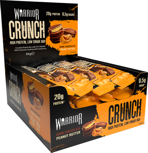Warrior Crunch - Barres Protéinées Warrior - 12x64g