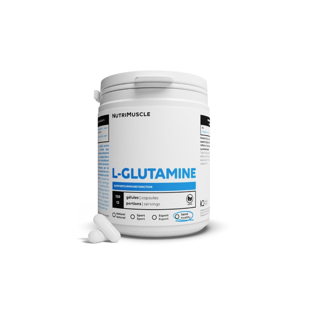 Glutamine (L-Glutamine) en poudre 400g - NutriMuscle