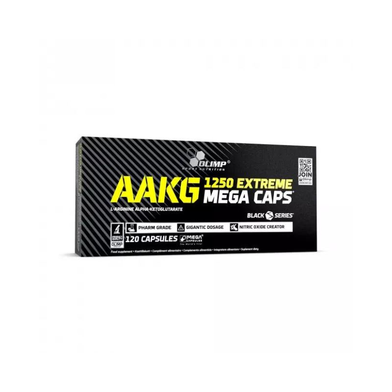 AAKG 1250 Extreme Mega Caps® - 120 Gélules - Olimp