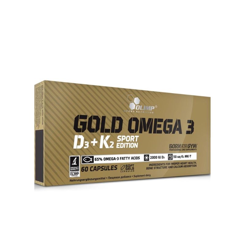 Gold Omega 3 D3+K2 Sport Edition - 60 caps - Olimp