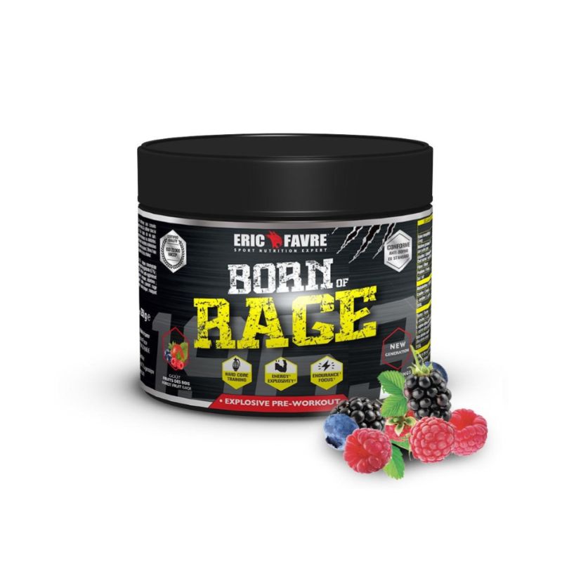 Born of rage - Explosive Préworkout, vegan 250g - Eric Favre